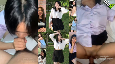 คลิปหลุด นักศึกษาคู่ทางบ้าน เย็ดกับผัวโคตรเสียวหน้าตาน่ารักชิบหายเลยโดนจับกระแทกหีตอกสดๆอย่างเสียวน้ำควยเต็มไปหมด