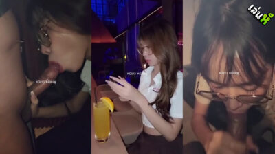 คลิปหลุด น้องอิมอิมทีเด็ดจากหมีขาวหมีชมพู ใส่แว่นโคตรน่ารักเลยไปกินเหล้าแล้วเมาเลยจับกดหัวให้อมควยแม่งเลยสวยแจ่มขนาดนี้แม่งอยากจับมาเย็ดเองเลย