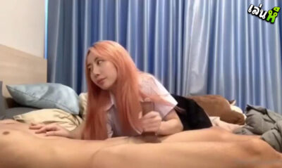 คลิปหลุดน้องฮาย มาตั้งกล้องเย็ดโชว์ xxx onlyfans น้องฮายนักศึกษาสาวสุดสวย highsstn จับผัวอมควยเลียหัวอย่างเสียว ก่อนแอ่นหีให้ผัวซอยถี่สุดๆ